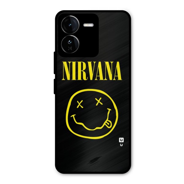 Nirvana Smiley Metal Back Case for iQOO Z9
