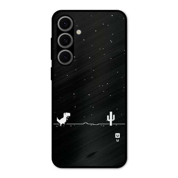No Connection Night Metal Back Case for Galaxy S24 FE