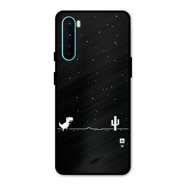 No Connection Night Metal Back Case for OnePlus Nord