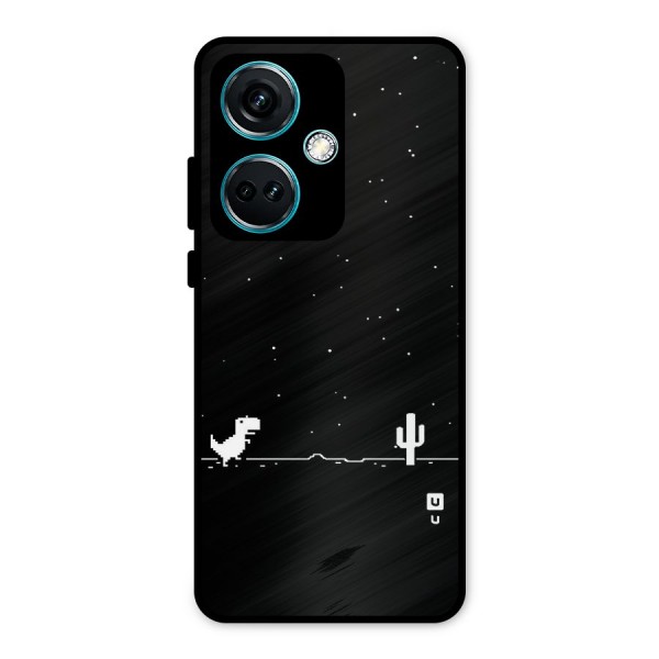 No Connection Night Metal Back Case for OnePlus Nord CE 3 5G