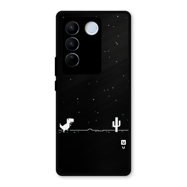 No Connection Night Metal Back Case for Vivo V27