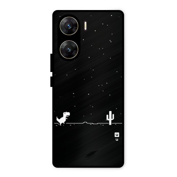 No Connection Night Metal Back Case for Vivo V29e
