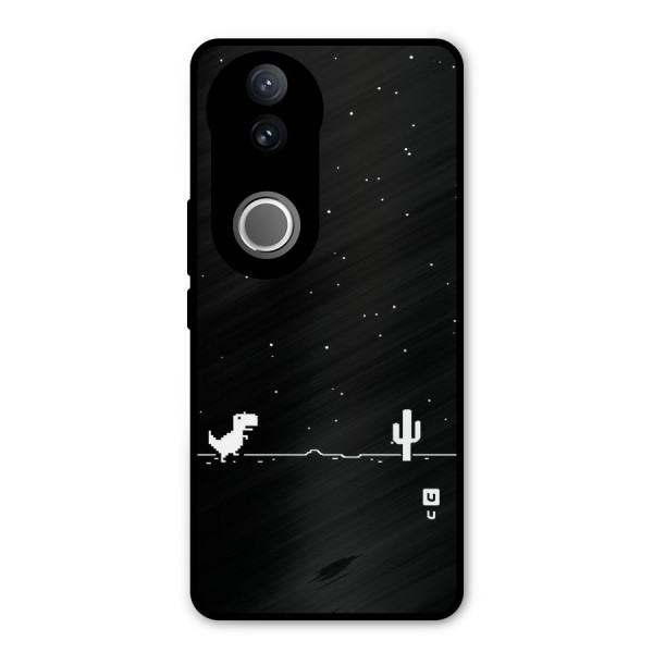 No Connection Night Metal Back Case for Vivo V50e