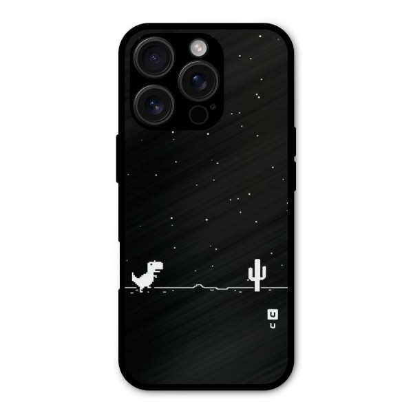 No Connection Night Metal Back Case for iPhone 16 Pro