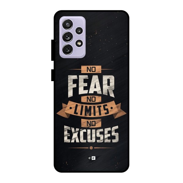 No Excuse Metal Back Case for Galaxy A72