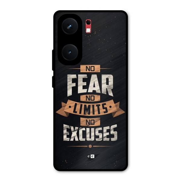 No Excuse Metal Back Case for iQOO Neo 9 Pro