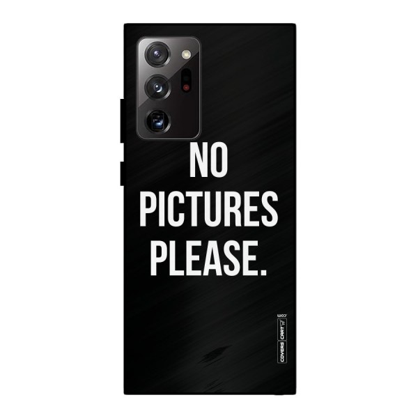 No Pictures Please Metal Back Case for Galaxy Note 20 Ultra