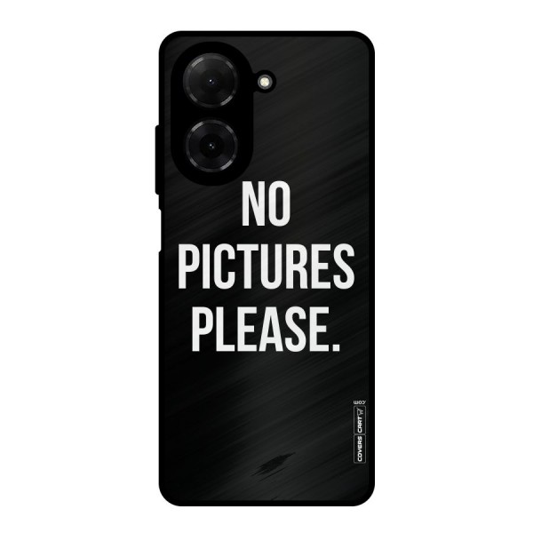 No Pictures Please Metal Back Case for Redmi A5 4G