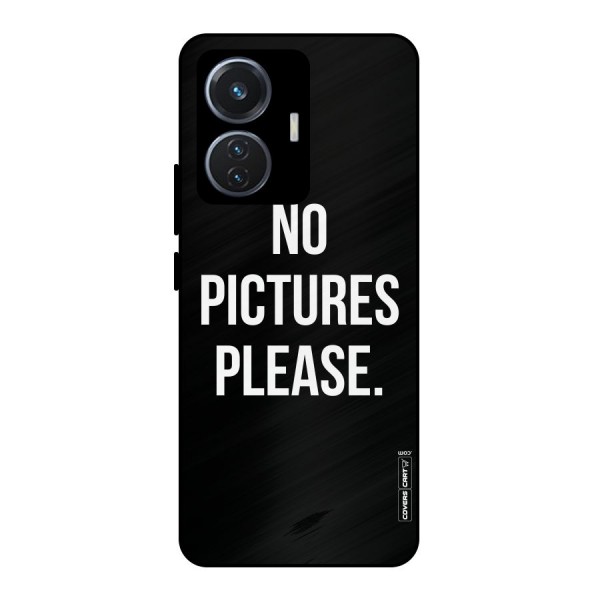 No Pictures Please Metal Back Case for iQOO Z6 44W