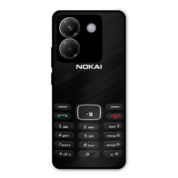 Nokia Bar Print Metal Back Case for Poco M7 Pro 5G