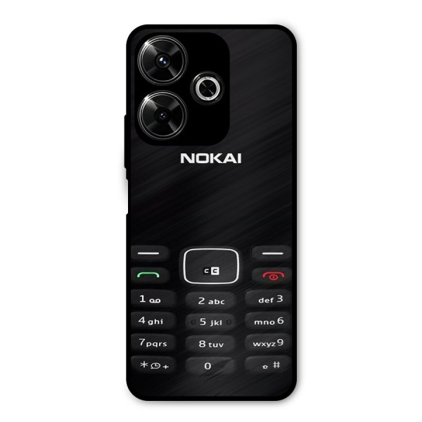 Nokia Bar Print Metal Back Case for Redmi 13 5G
