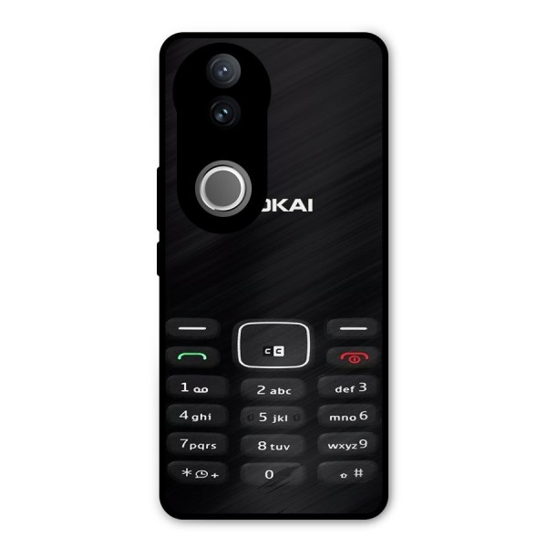 Nokia Bar Print Metal Back Case for Vivo V50e