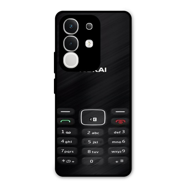 Nokia Bar Print Metal Back Case for iQOO Z10x