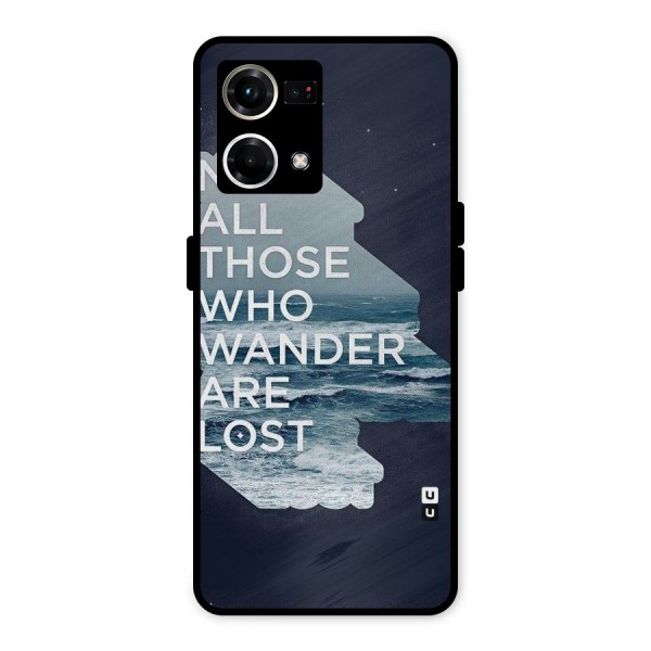 Not Lost Metal Back Case for Oppo F21 Pro 4G