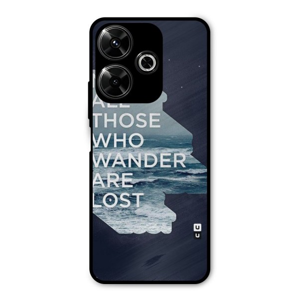 Not Lost Metal Back Case for Poco M6 Plus