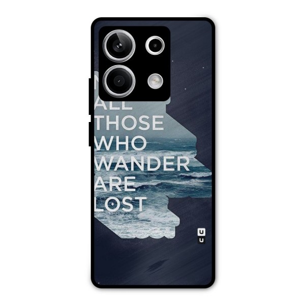 Not Lost Metal Back Case for Redmi Note 13 5G