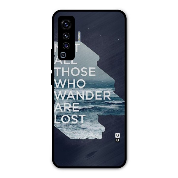 Not Lost Metal Back Case for Vivo X50