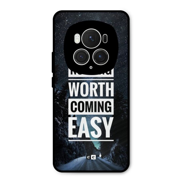 Nothing Worth Easy Metal Back Case for Honor Magic6 Pro