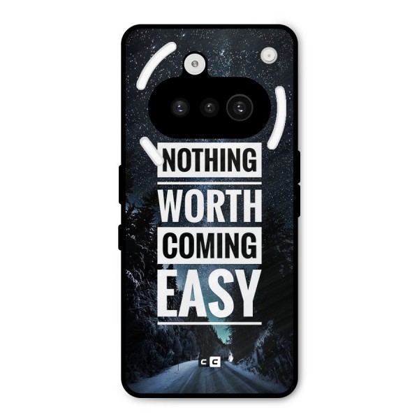 Nothing Worth Easy Metal Back Case for Nothing Phone 3a