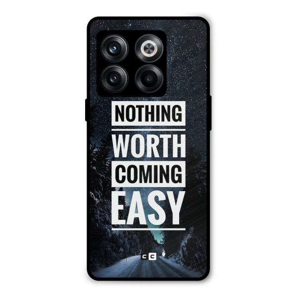 Nothing Worth Easy Metal Back Case for OnePlus 10T