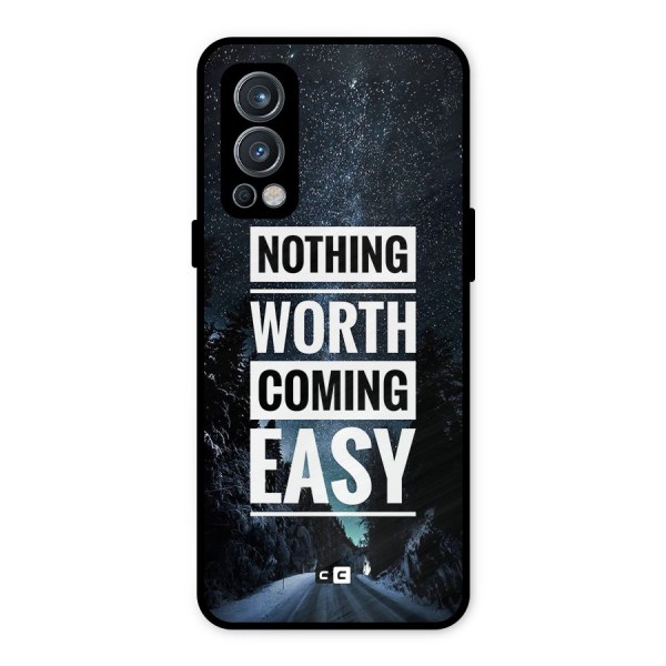 Nothing Worth Easy Metal Back Case for OnePlus Nord 2 5G