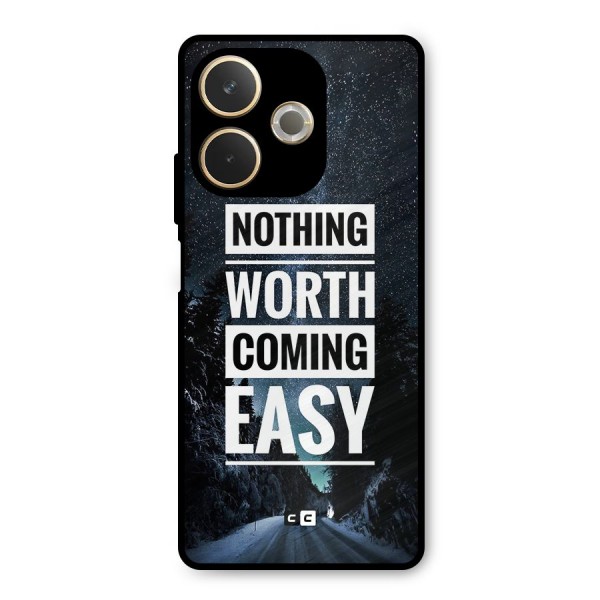 Nothing Worth Easy Metal Back Case for Oppo A5 Pro