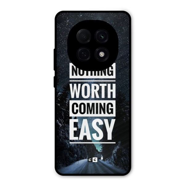 Nothing Worth Easy Metal Back Case for Oppo F29 Pro
