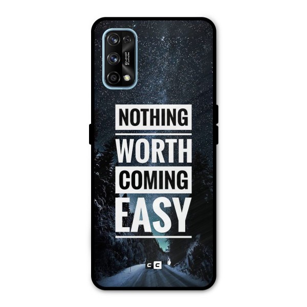 Nothing Worth Easy Metal Back Case for Realme 7 Pro