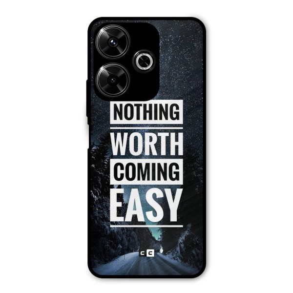 Nothing Worth Easy Metal Back Case for Redmi 13 5G
