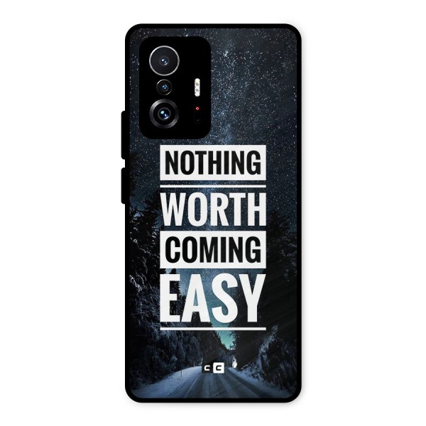 Nothing Worth Easy Metal Back Case for Xiaomi 11T Pro