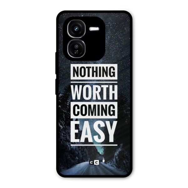 Nothing Worth Easy Metal Back Case for iQOO Z9x