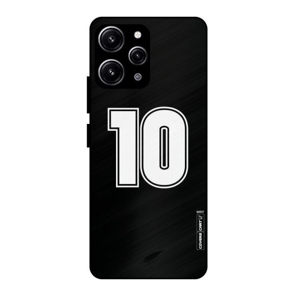 Number 10 Glass Back Case for Redmi 12 4G