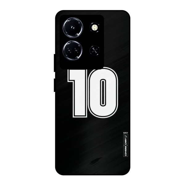 Number 10 Metal Back Case for Infinix Note 30 5G