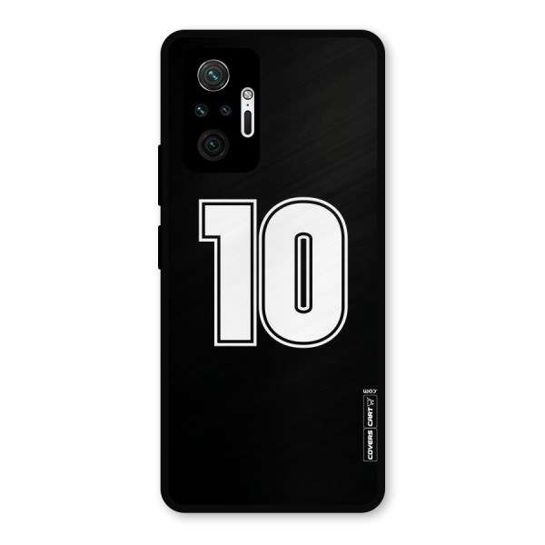 Number 10 Metal Back Case for Redmi Note 10 Pro Max