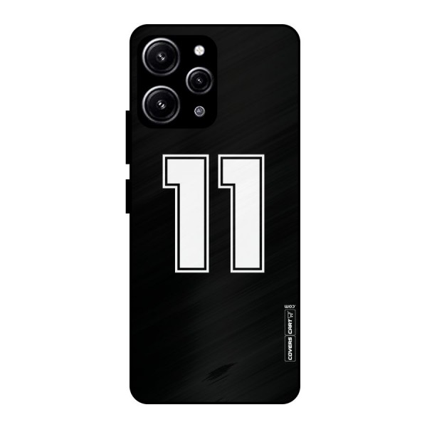 Number 11 Glass Back Case for Redmi 12 4G