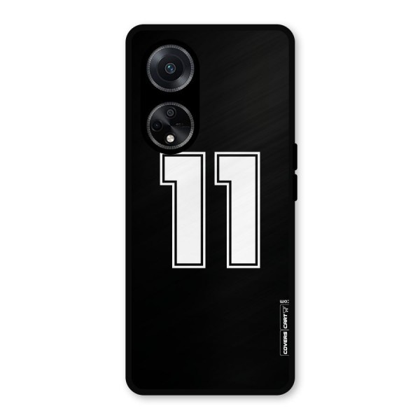 Number 11 Metal Back Case for Oppo F23