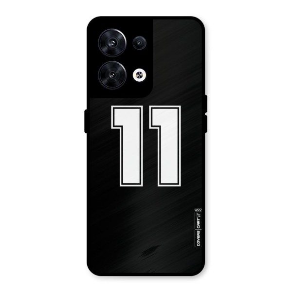 Number 11 Metal Back Case for Oppo Reno8 5G