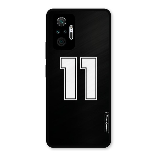 Number 11 Metal Back Case for Redmi Note 10 Pro Max