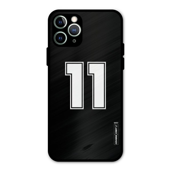 Number 11 Metal Back Case for iPhone 11 Pro Max