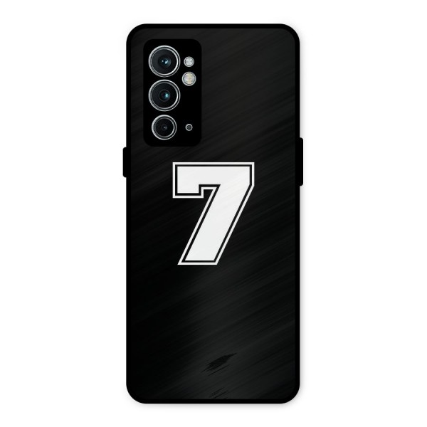 Number 7 Metal Back Case for OnePlus 9RT 5G
