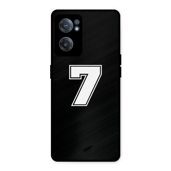 Number 7 Metal Back Case for OnePlus Nord CE 2 5G