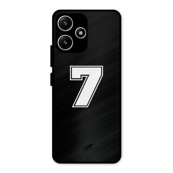 Number 7 Metal Back Case for Redmi 12 5G