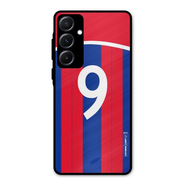 Number 9 Jersey Metal Back Case for Galaxy A55