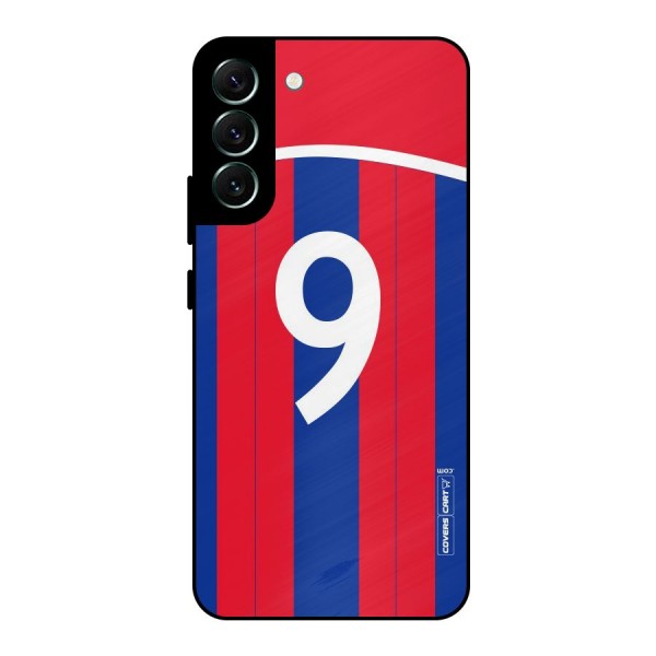 Number 9 Jersey Metal Back Case for Galaxy S22 Plus 5G