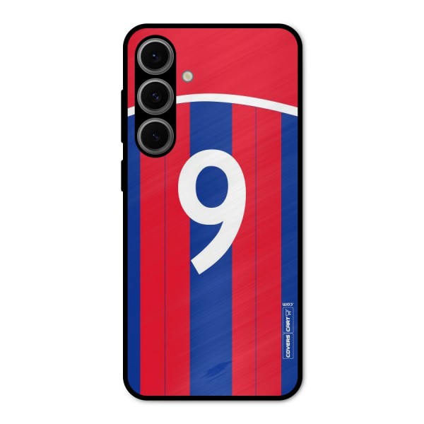 Number 9 Jersey Metal Back Case for Galaxy S24 FE