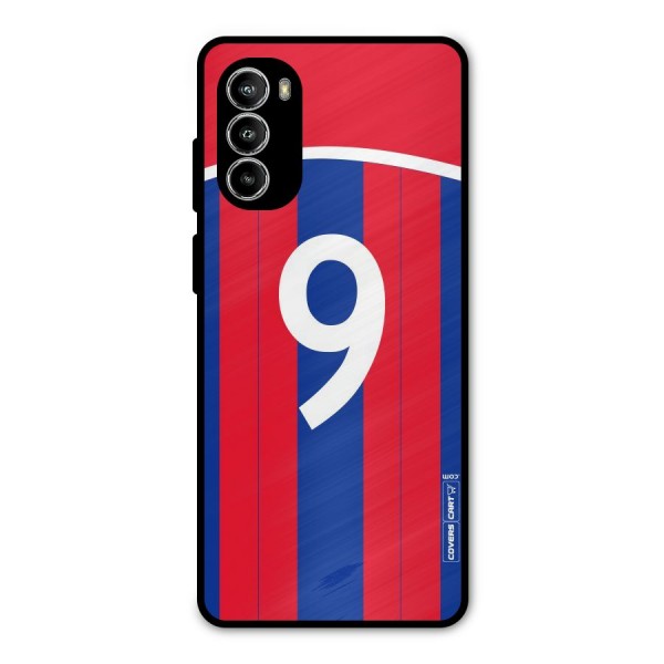 Number 9 Jersey Metal Back Case for Moto G52