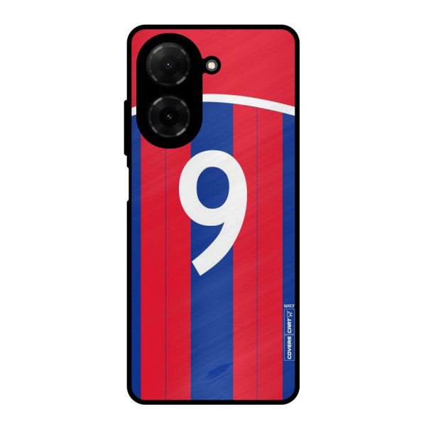 Number 9 Jersey Metal Back Case for Poco C71