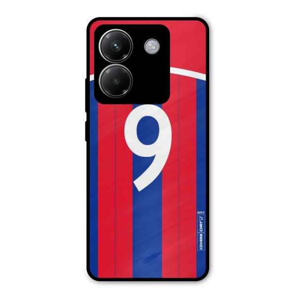 Number 9 Jersey Metal Back Case for Poco M7 Pro 5G
