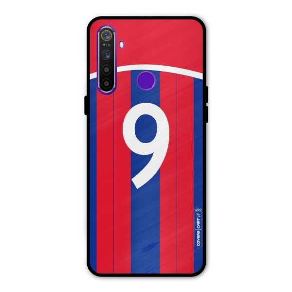 Number 9 Jersey Metal Back Case for Realme Narzo 10