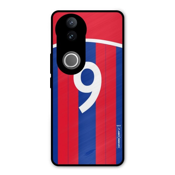 Number 9 Jersey Metal Back Case for Vivo V50e